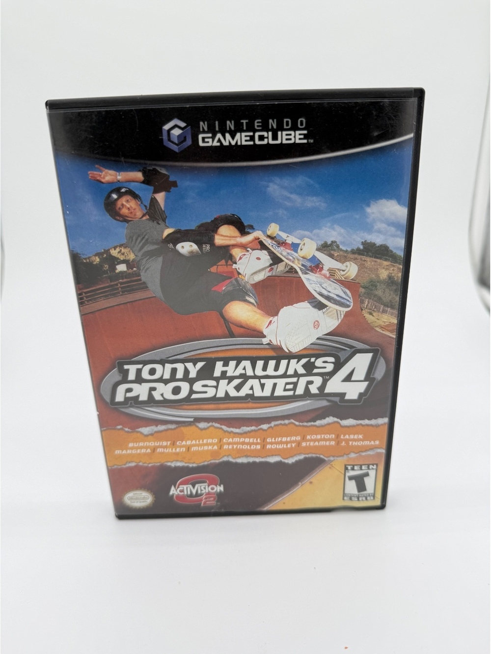 Tony Hawk's Pro Skater 4 (Nintendo GameCube, 2002) Black Label - Tested & Works!